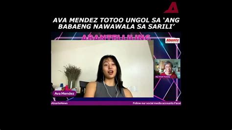 Ava Mendez totoo UNGOL sa ‘Ang Babaeng Nawawala sa Sarili’.